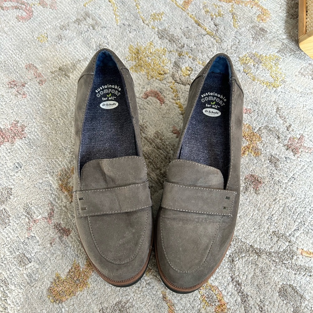 Dr. Scholl's Gray Loafers